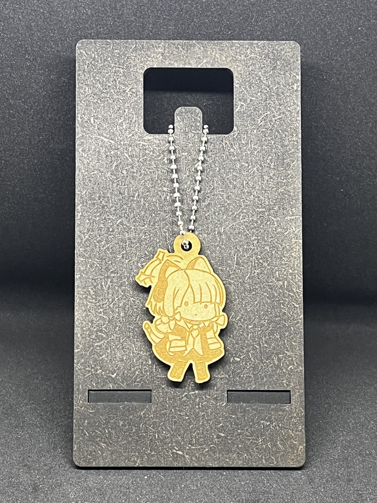 【非公式】ブルーアーカイブ ゲーム開発部【木材キーホルダー】