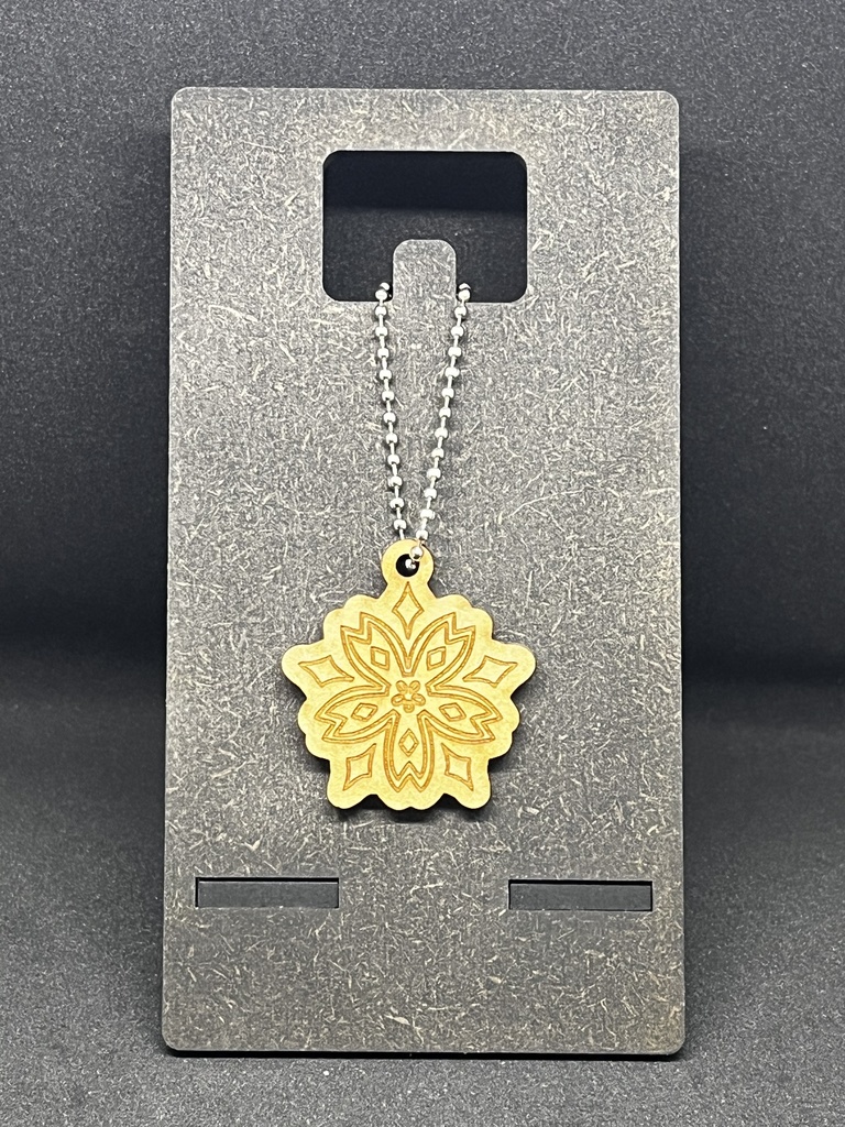 【非公式】ブルーアーカイブ 忍術研究部【木材キーホルダー】