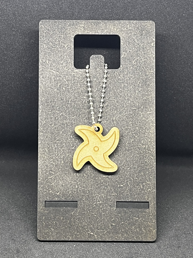 【非公式】ブルーアーカイブ 忍術研究部【木材キーホルダー】