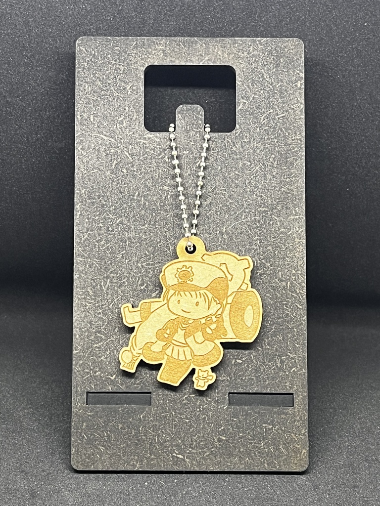 【非公式】ブルーアーカイブ 227号特別クラス【木材キーホルダー】