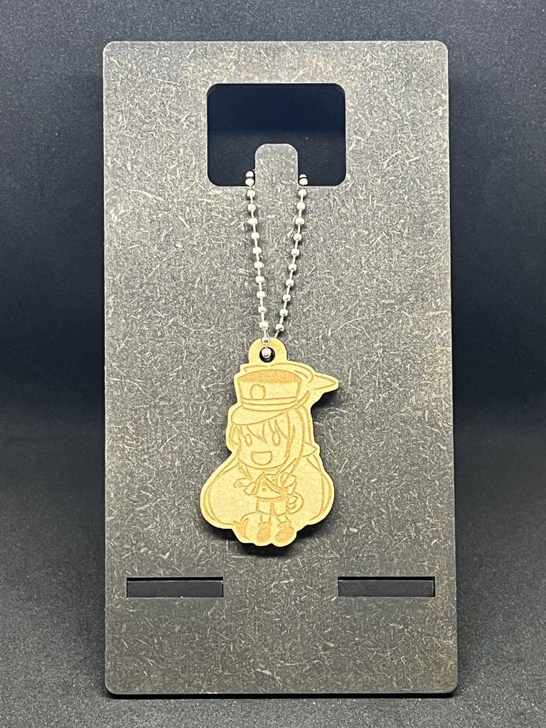 【非公式】ブルーアーカイブ ハイランダー鉄道学園【木材キーホルダー】