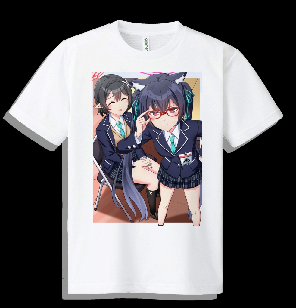 【非公式】黒見セリカ 奥空アヤネ【ドライメッシュTシャツ】