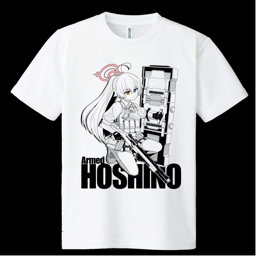 【非公式】小鳥遊ホシノ　臨戦【ドライメッシュTシャツ】