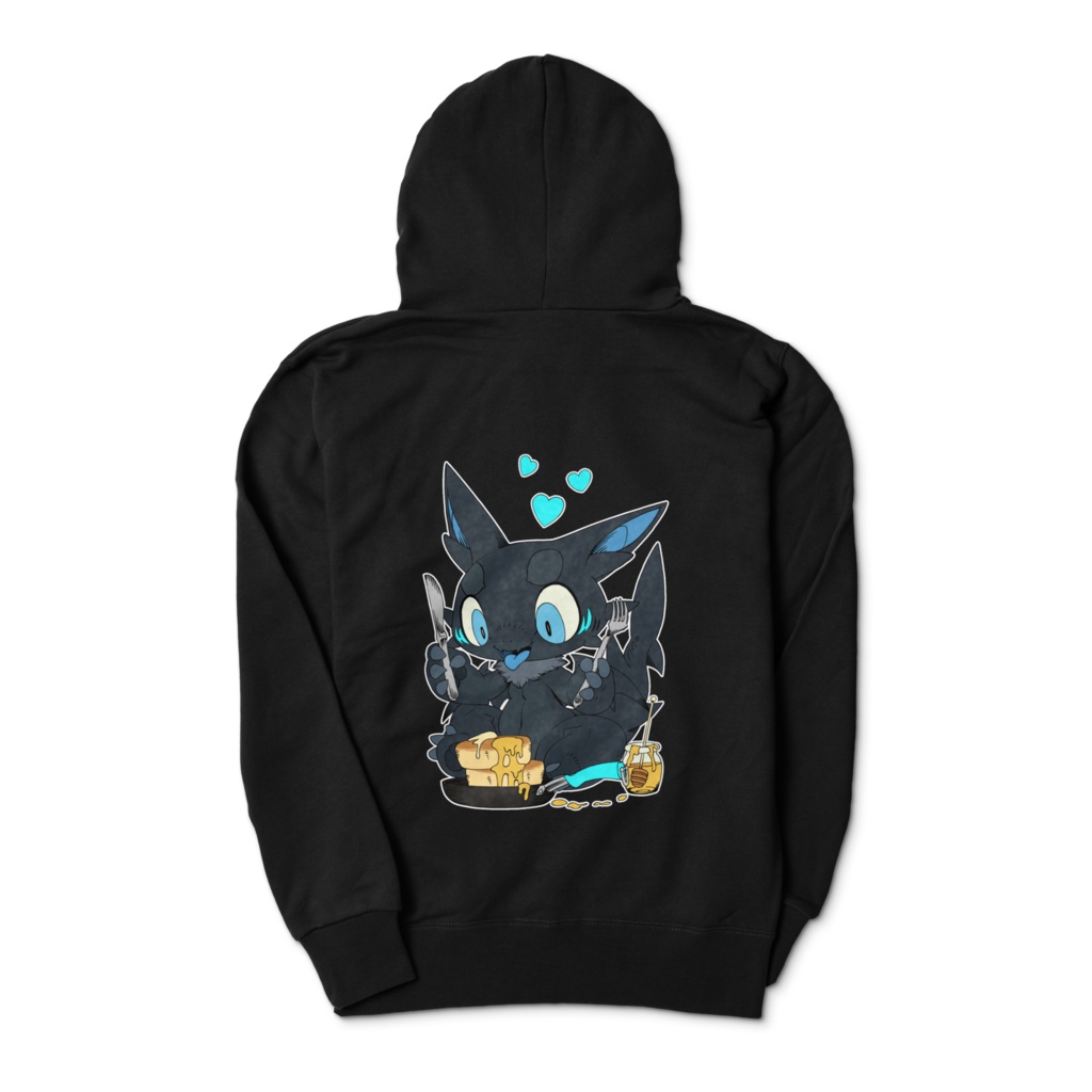 黒鮫竜パーカー【パンケーキ】