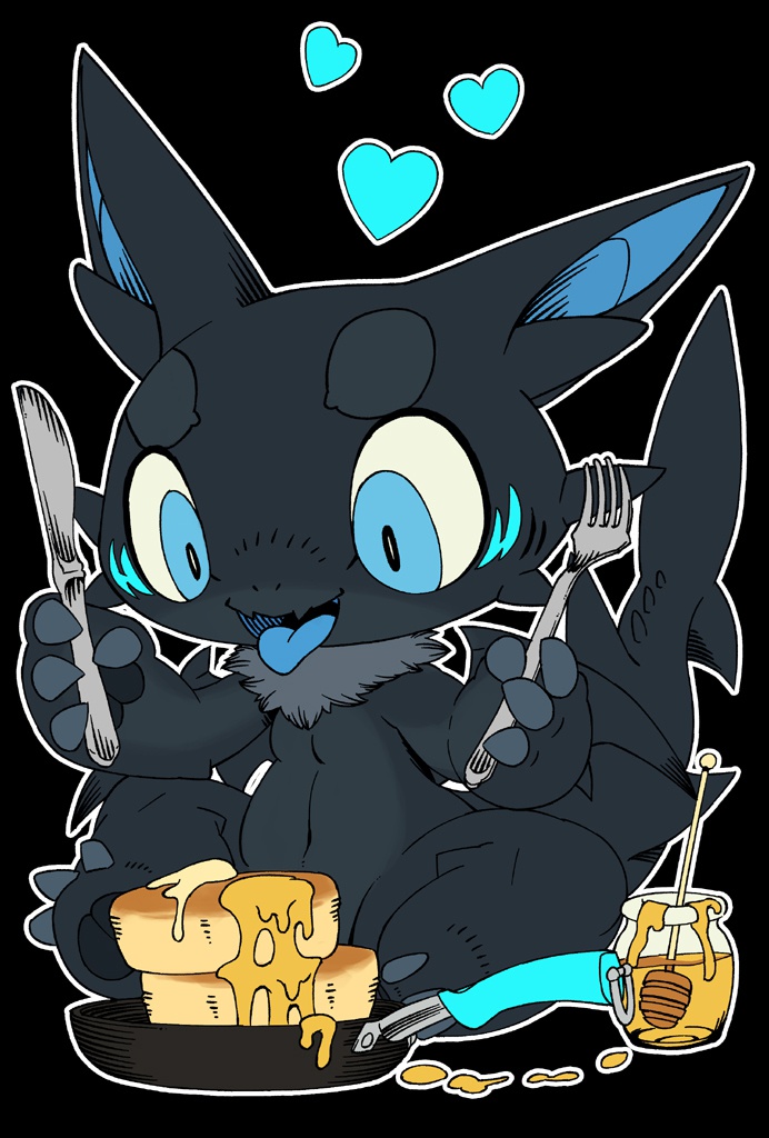 黒鮫竜パーカー【パンケーキ】