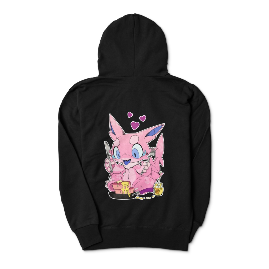 黒鮫竜パーカー【桜パンケーキ】