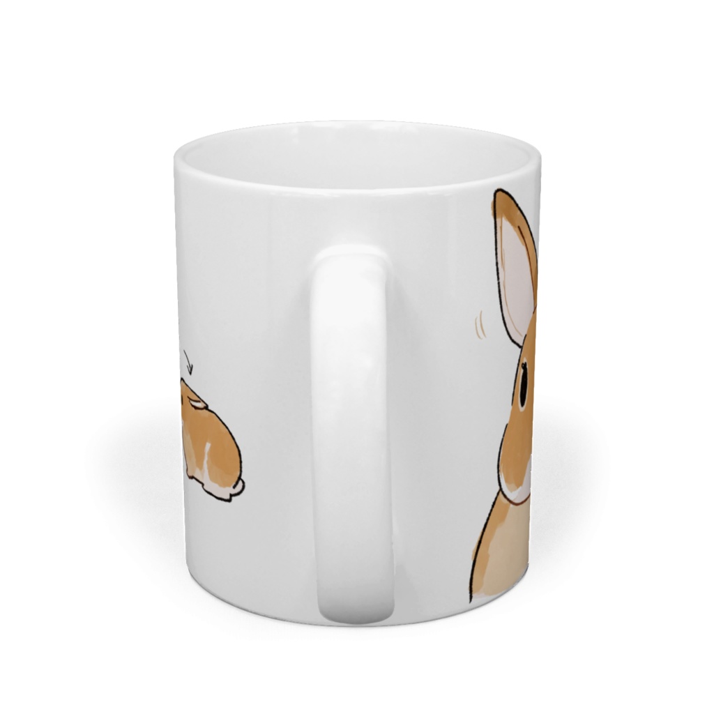 マグカップ【つるつるうさぎ】