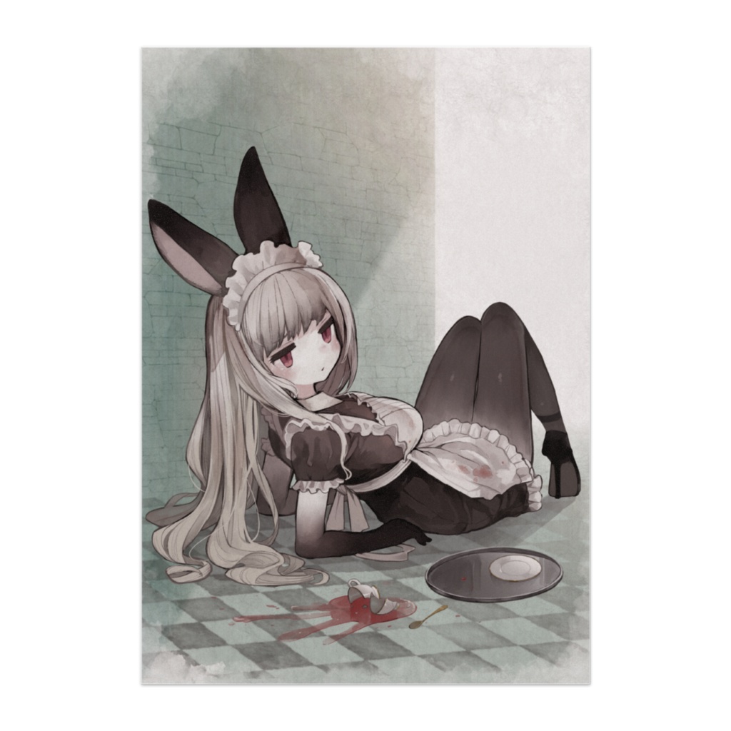 【ﾘｸｴｽﾄ商品】パネル【ﾄﾞｼﾞっ子ﾒｲﾄﾞうさぎ】