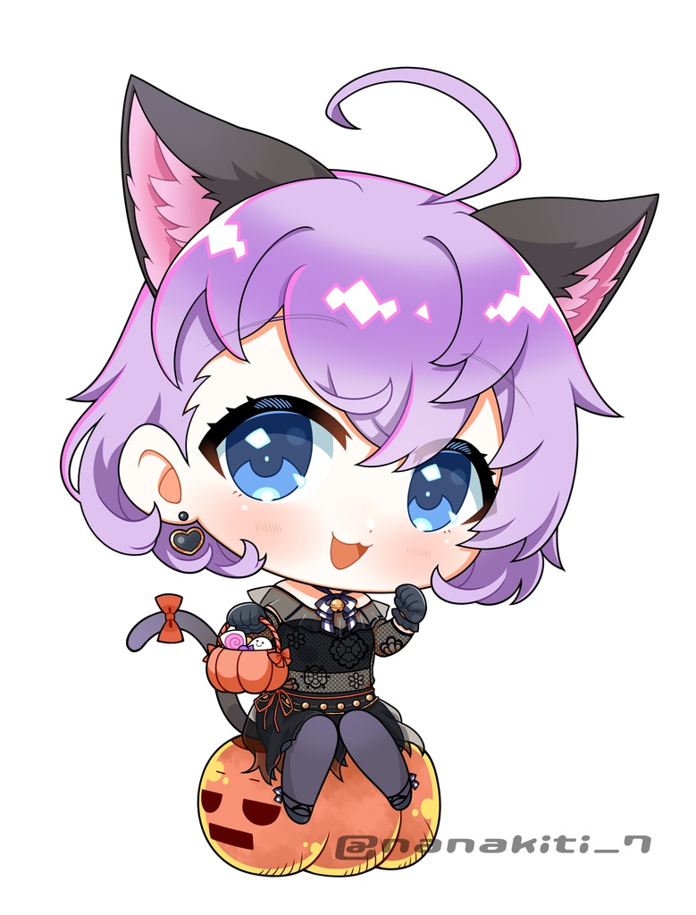ハロウィンにゃんぼアクキー