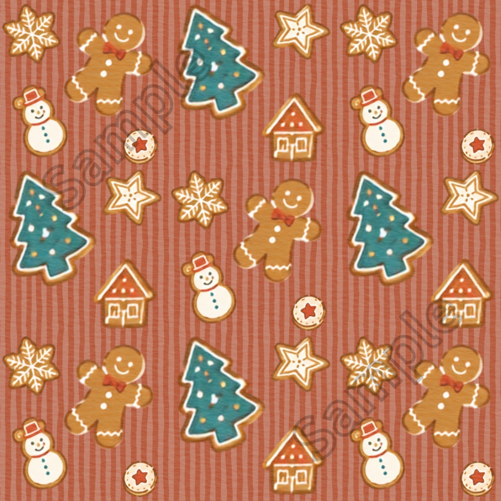 【感興】クリスマス|和の色のデザインペーパー 5種