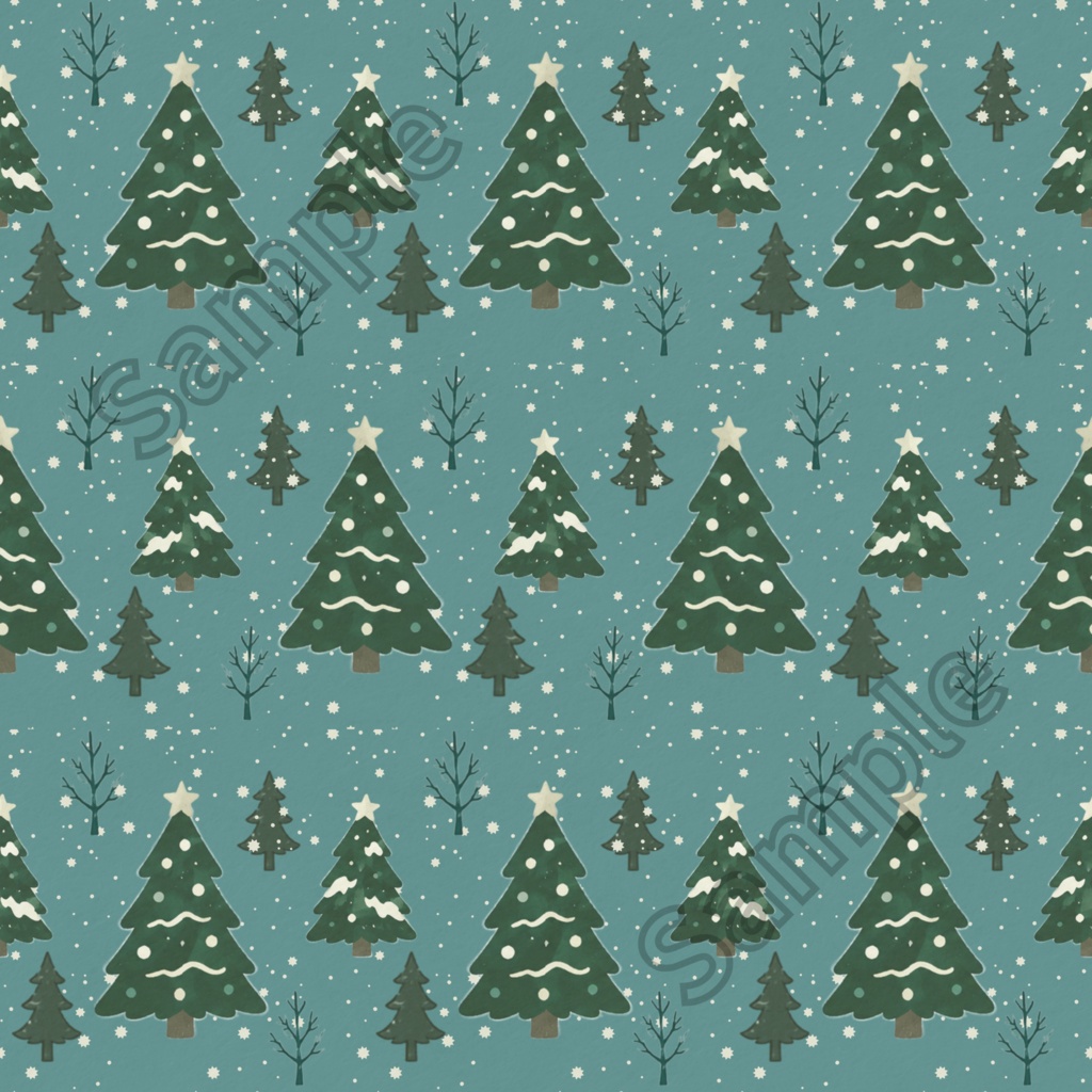 【極光】クリスマス|和の色のデザインペーパー 5種