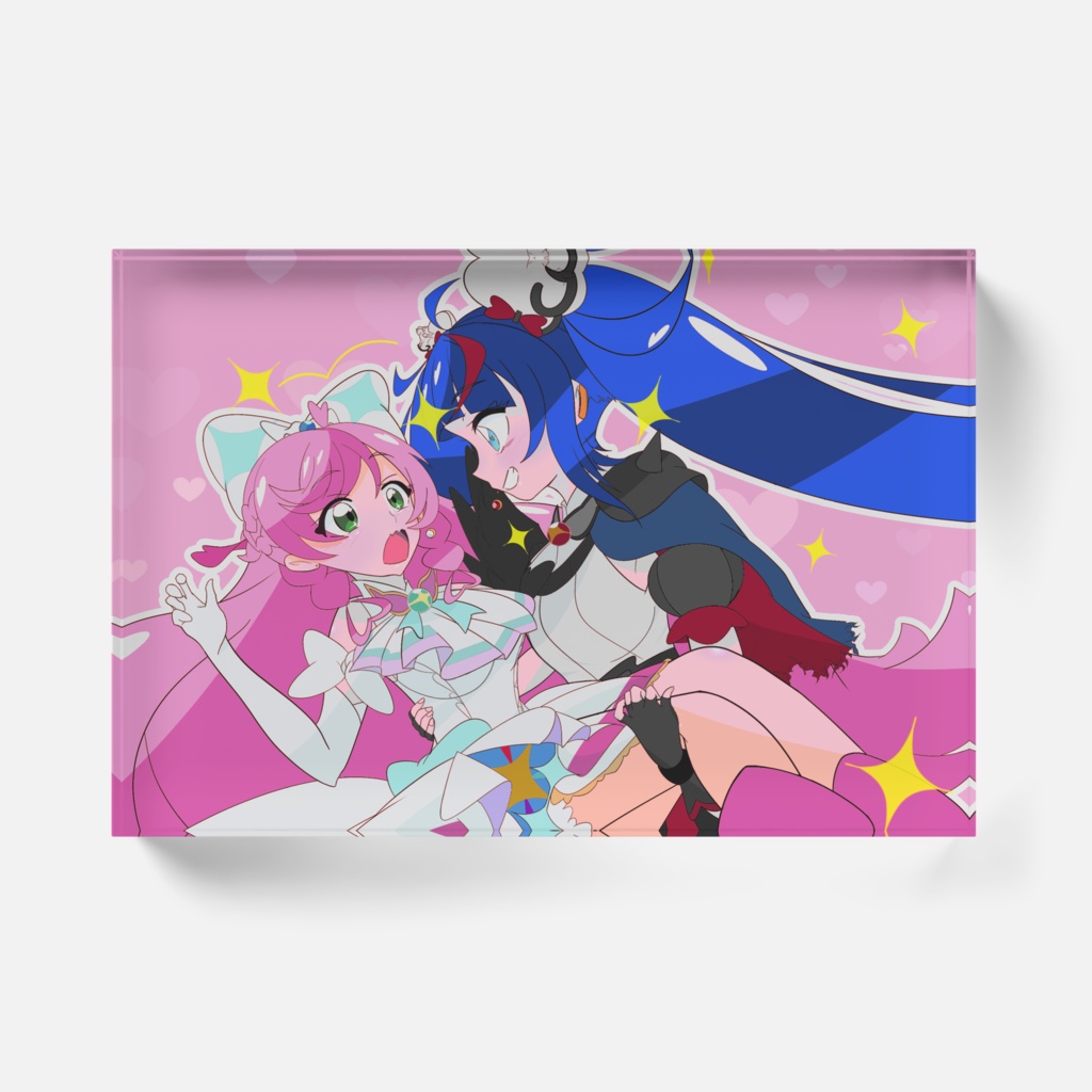 ダークスカイにお姫様抱っこされるキュアプリズム