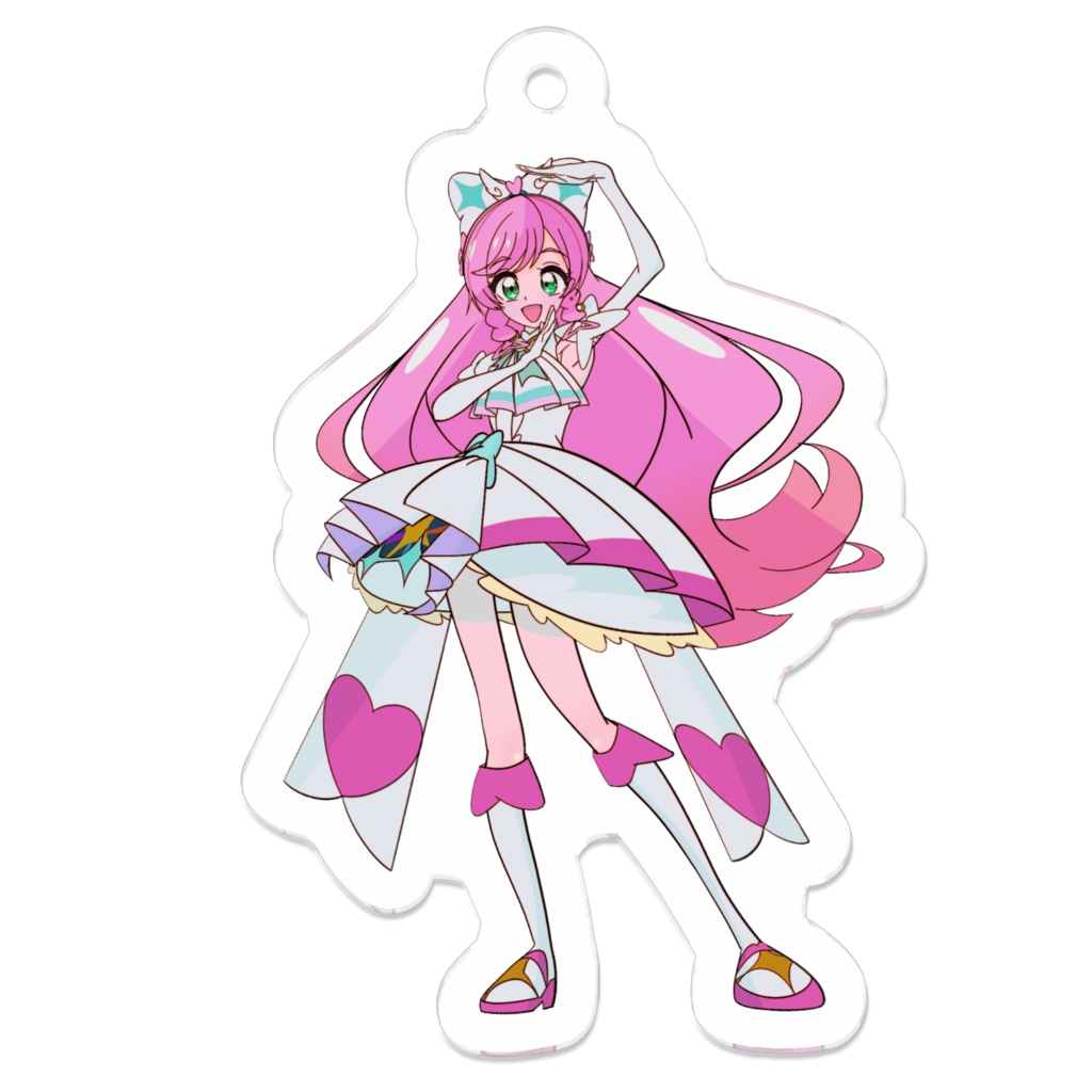 こころ＋トビラ開く〜♪のキュアプリズム🤍