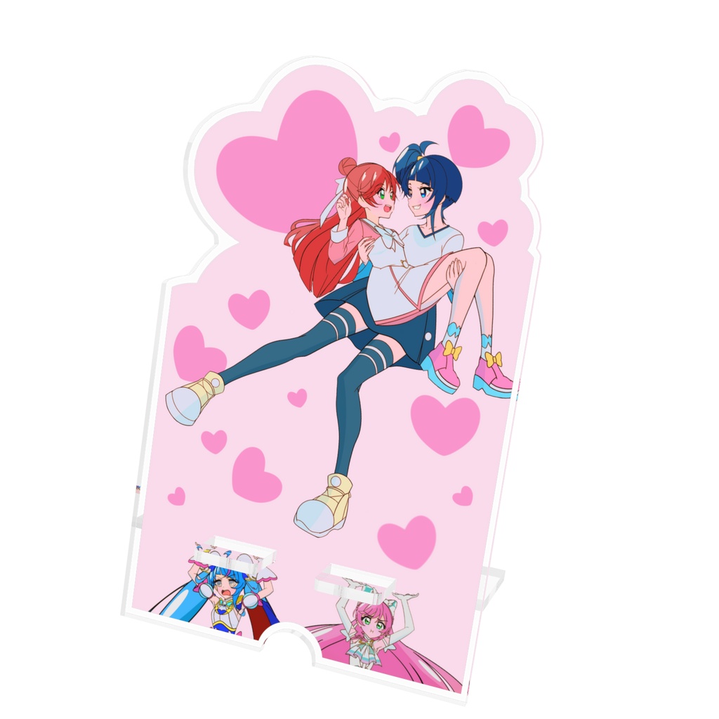 プリキュア伝統技イラストスマホスタンド