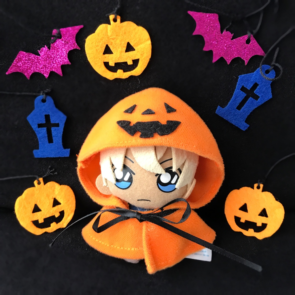 ハロウィンフードポンチョ