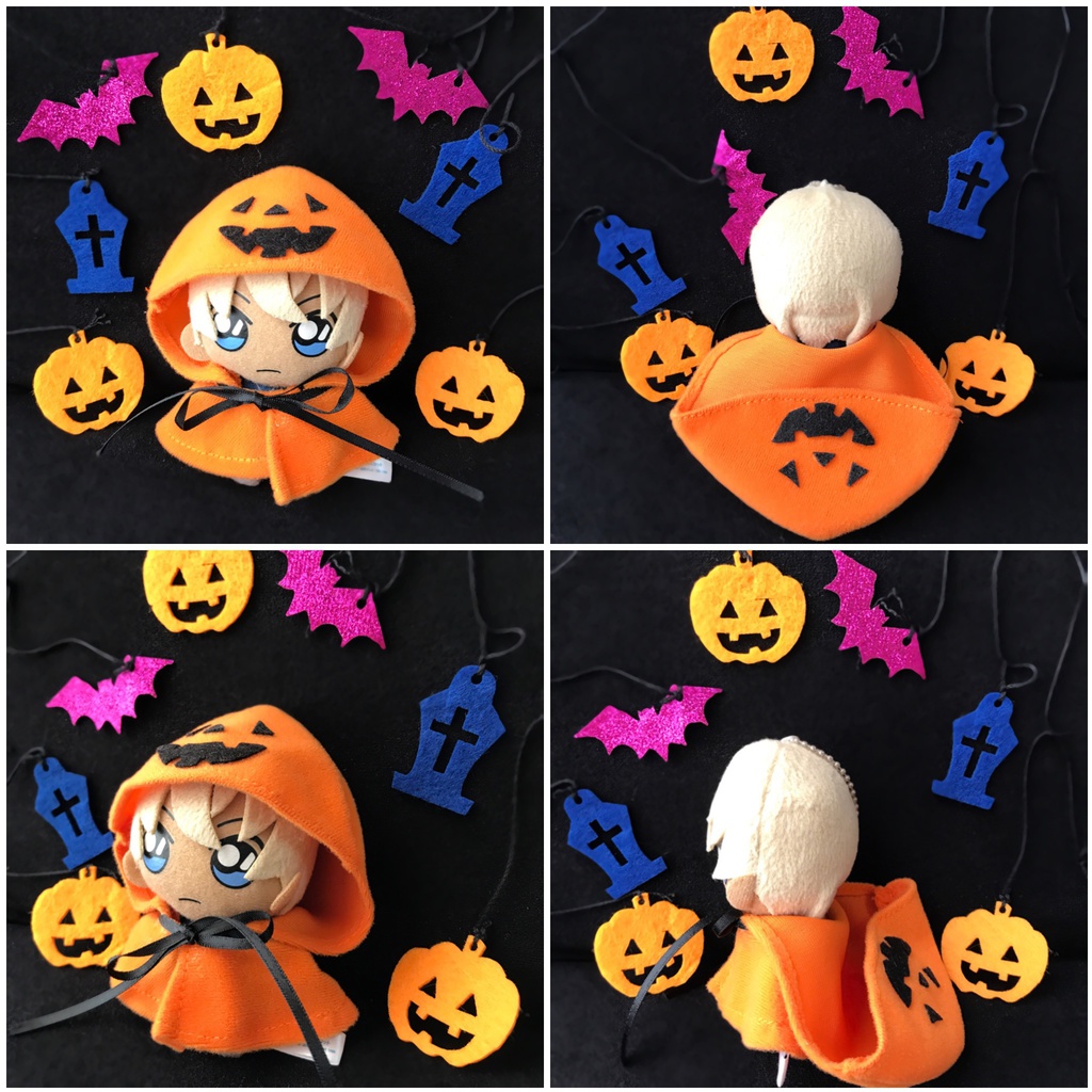 ハロウィンフードポンチョ