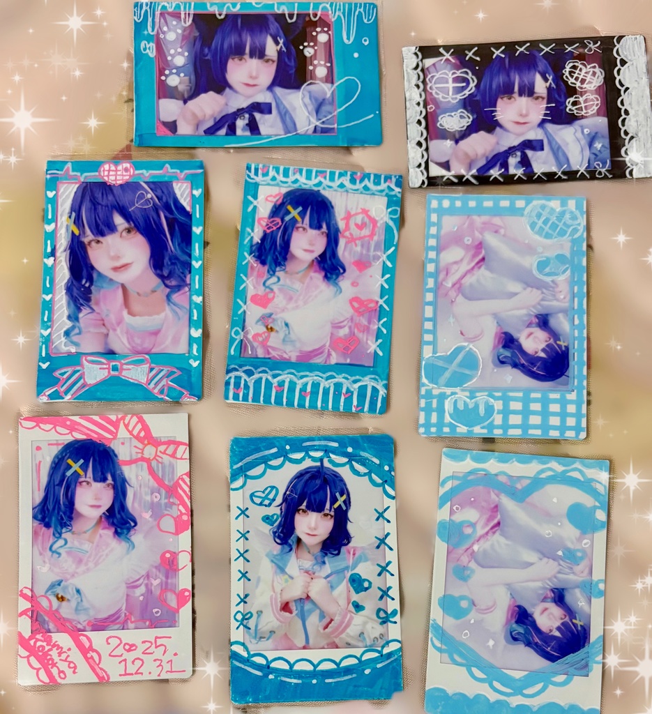 C107 天宮こころ コスプレ落描きチェキ