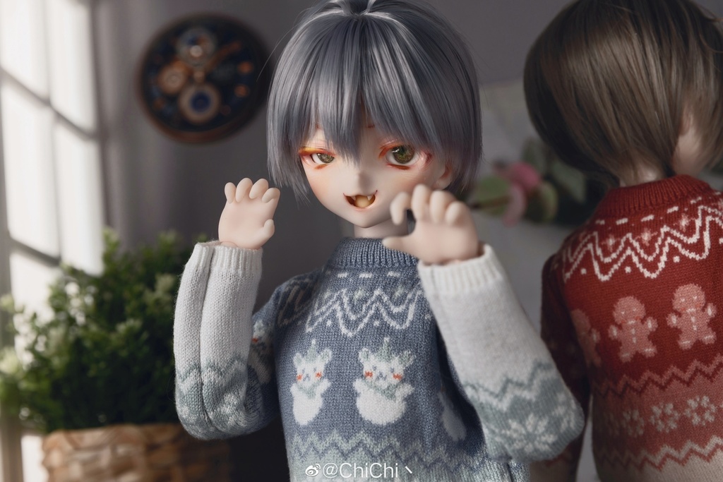 【YIYI】ドール用セーター MSD/SD13 ドール服 クリスマス