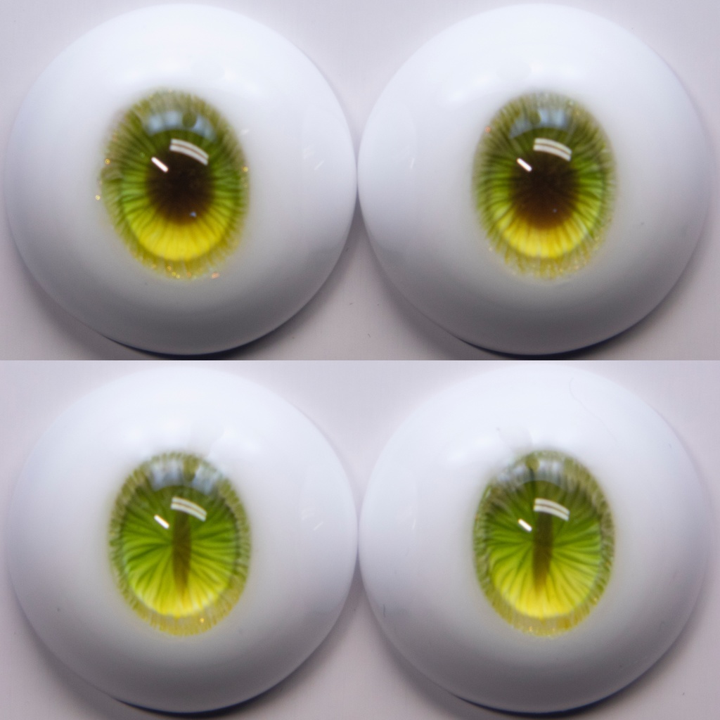 【YIYI】「ジュース」「青リンゴ」ドールアイ 14mm/16mm/18mm/22mm/24mm レジンアイ　MDD