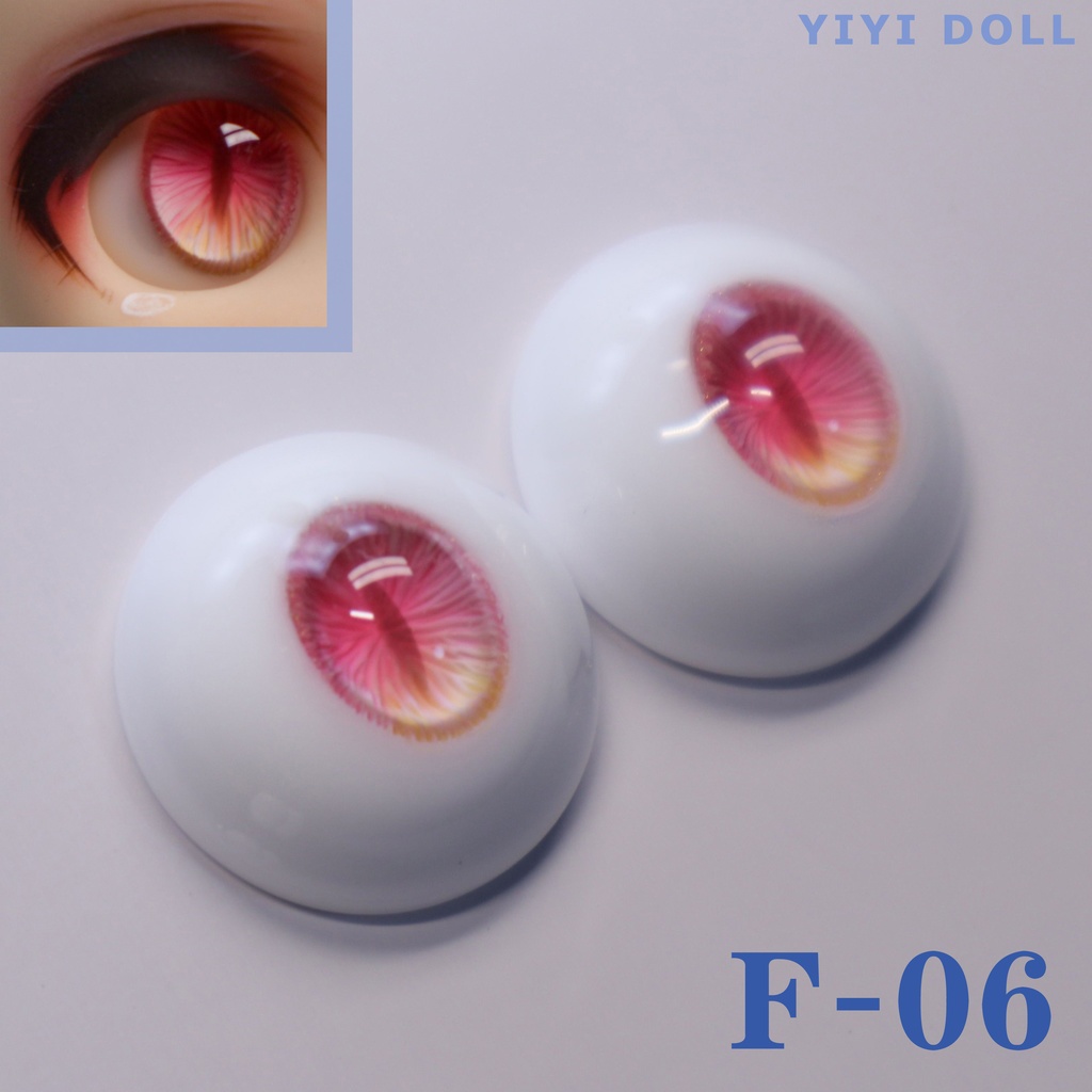 【YIYI】「ジュース」「モモ」ドールアイ 14mm/16mm/18mm/22mm/24mm レジンアイ MDD