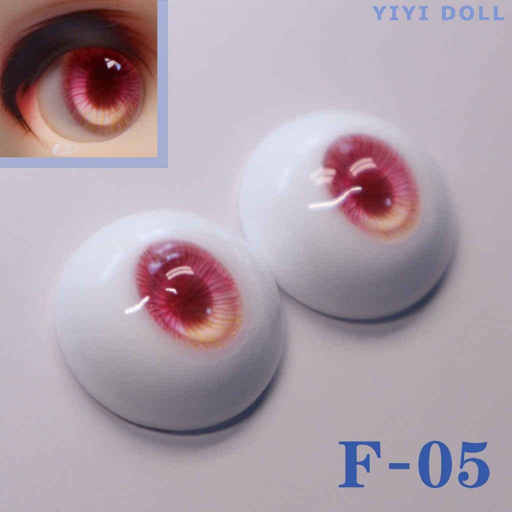 【YIYI】「ジュース」「モモ」ドールアイ 14mm/16mm/18mm/22mm/24mm レジンアイ MDD