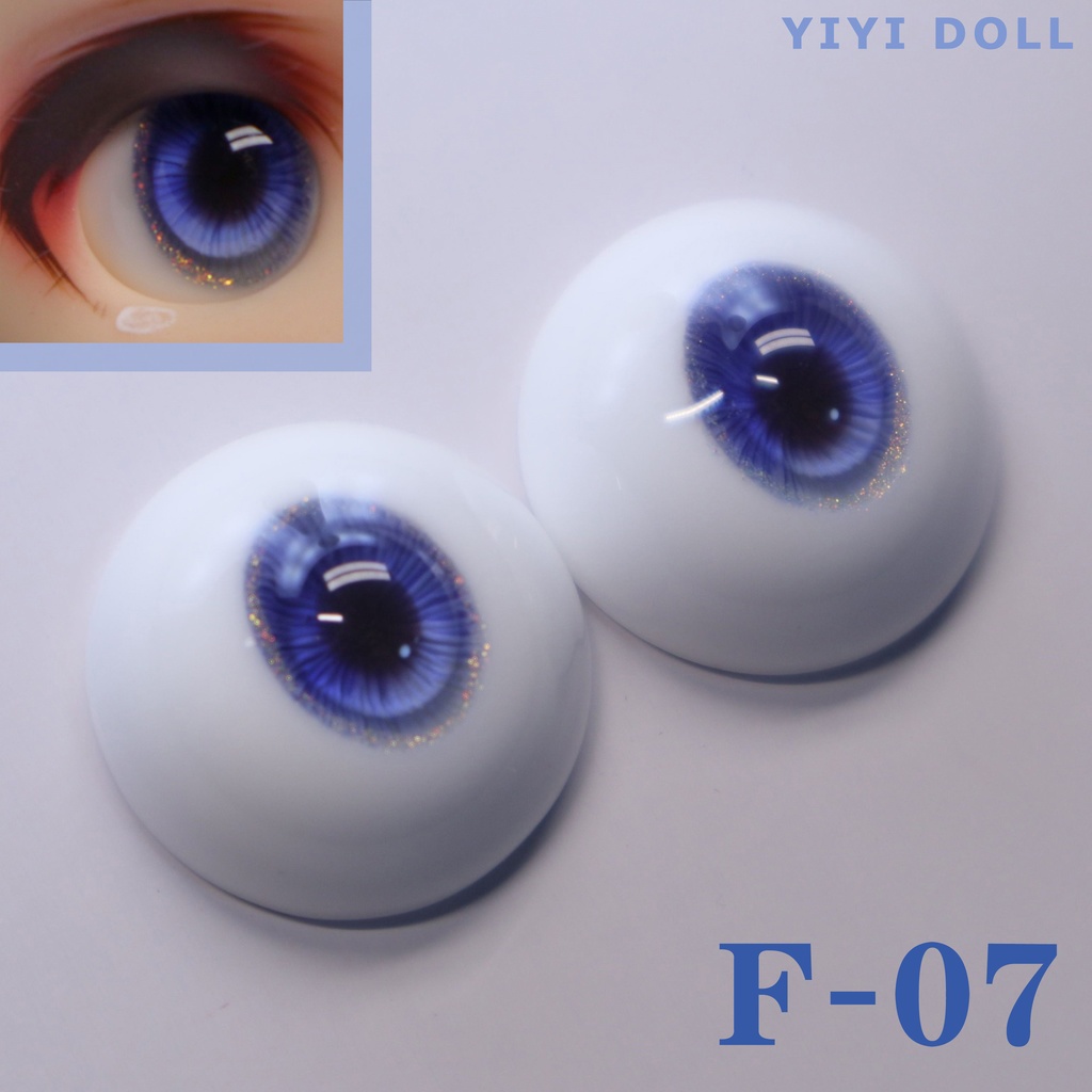 【YIYI】「ジュース」「ブルーベリー」ドールアイ 14mm/16mm/18mm/22mm/24mm レジンアイ MDD