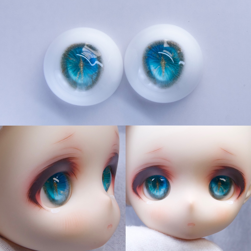 【YIYI】「金瞳宝石」「Special」ドールアイ 14mm/16mm/18mm/20mmレジンアイ BJD MDD