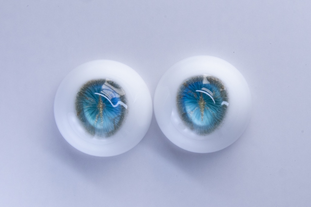 【YIYI】「金瞳宝石」「Special」ドールアイ 14mm/16mm/18mm/20mmレジンアイ BJD MDD