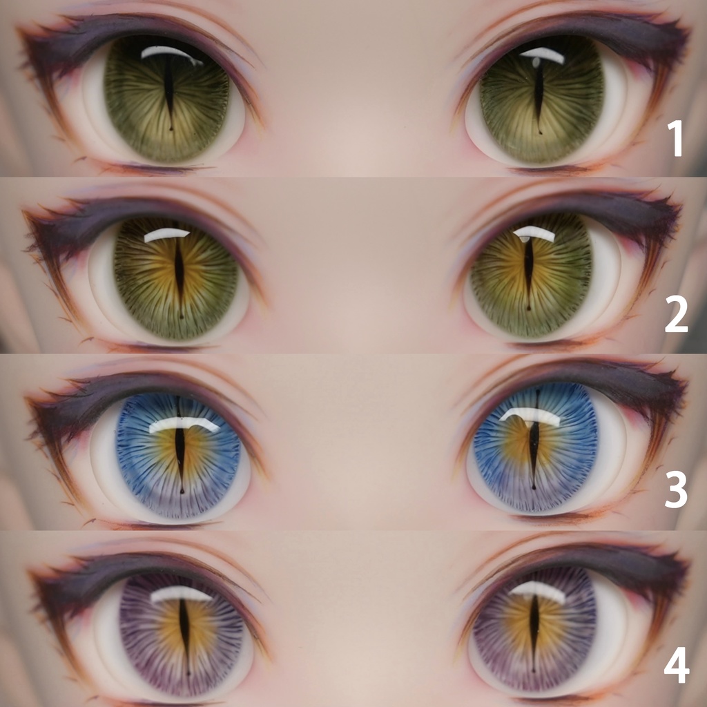 【YIYI】ドールアイ【兽】数量限定20mmレジンアイ BJD MDD