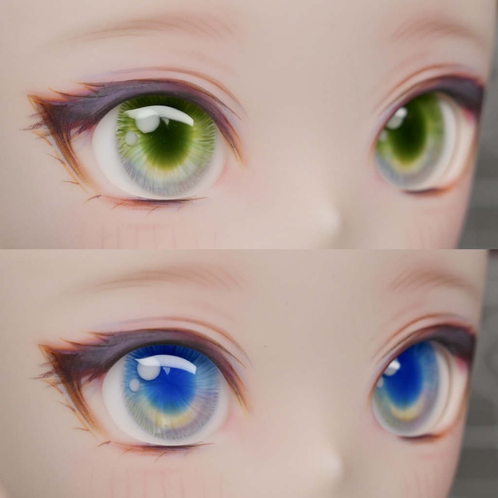 【YIYI】ドールアイ【绿野】【碧空】数量限定20mmレジンアイ BJD MDD
