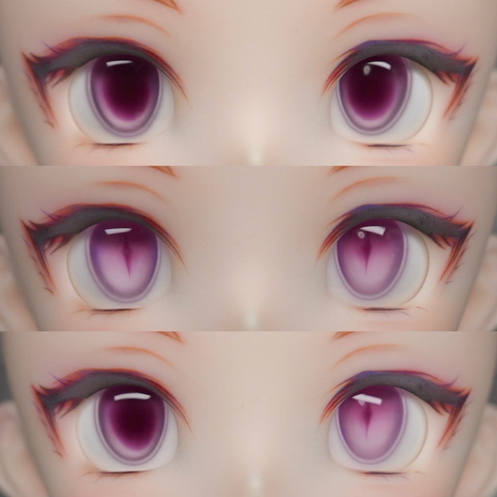 【YIYI】ドールアイ 数量限定18mm二組セット レジンアイ BJD MDD