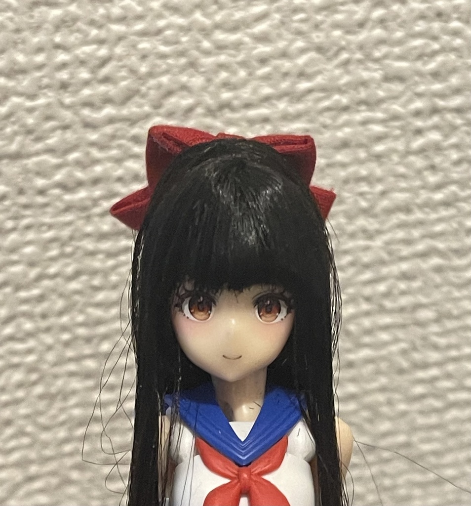メガミデバイス　バスタードール用ウィッグ　リボン付き