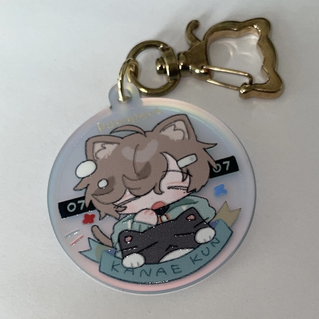 ねこかなえくんアクキー