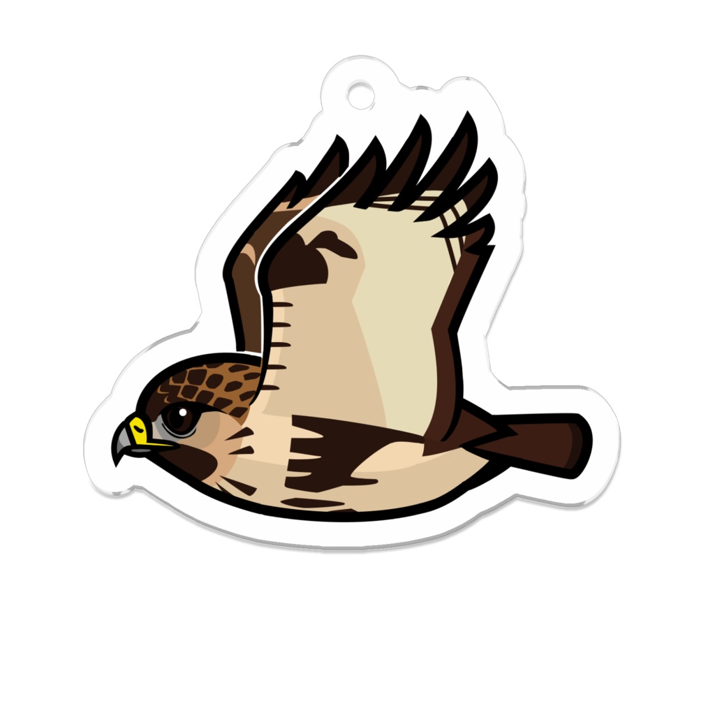 猛禽類アクリルキーホルダー