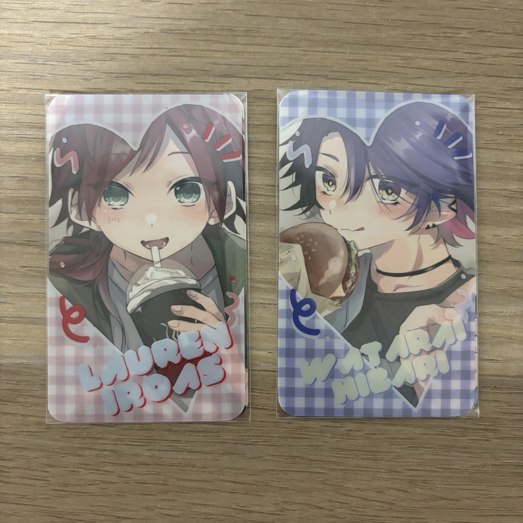 【非公式】イラストカード2枚セット ローレン・イロアス/渡会雲雀