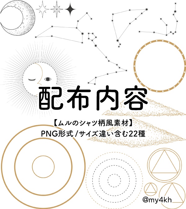 ムルのシャツの柄