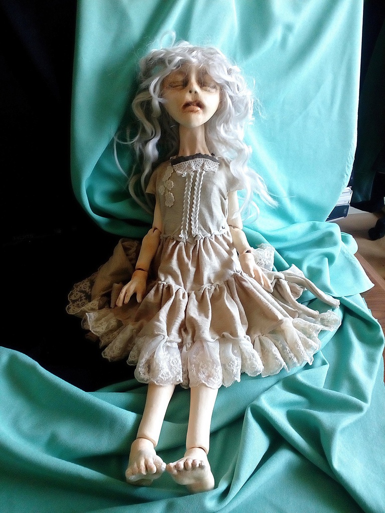球体関節人形 眠り目の少女 凪の棚 Booth