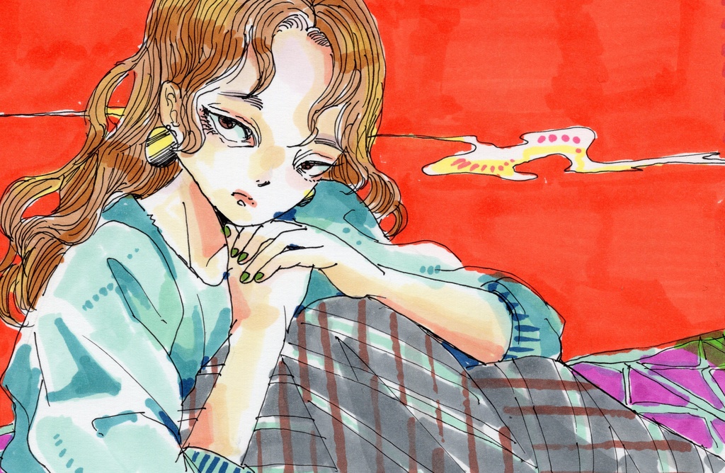 ポストカードサイズ・カラー原画