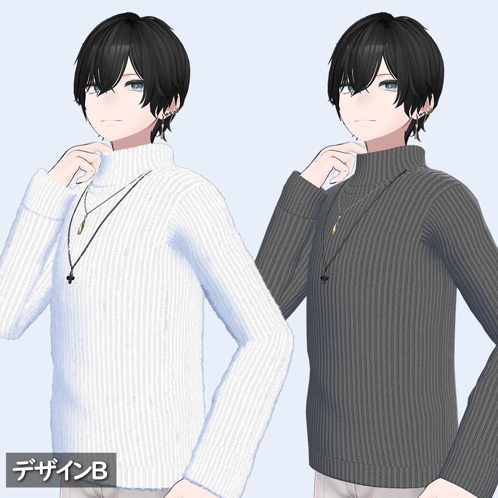 【碼希対応】セーター4種セット&ロングTシャツ