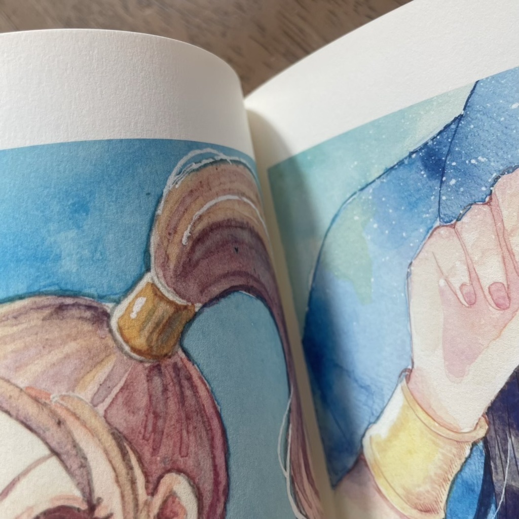 DQ水彩ファンアート集「ものがたりのそばで」