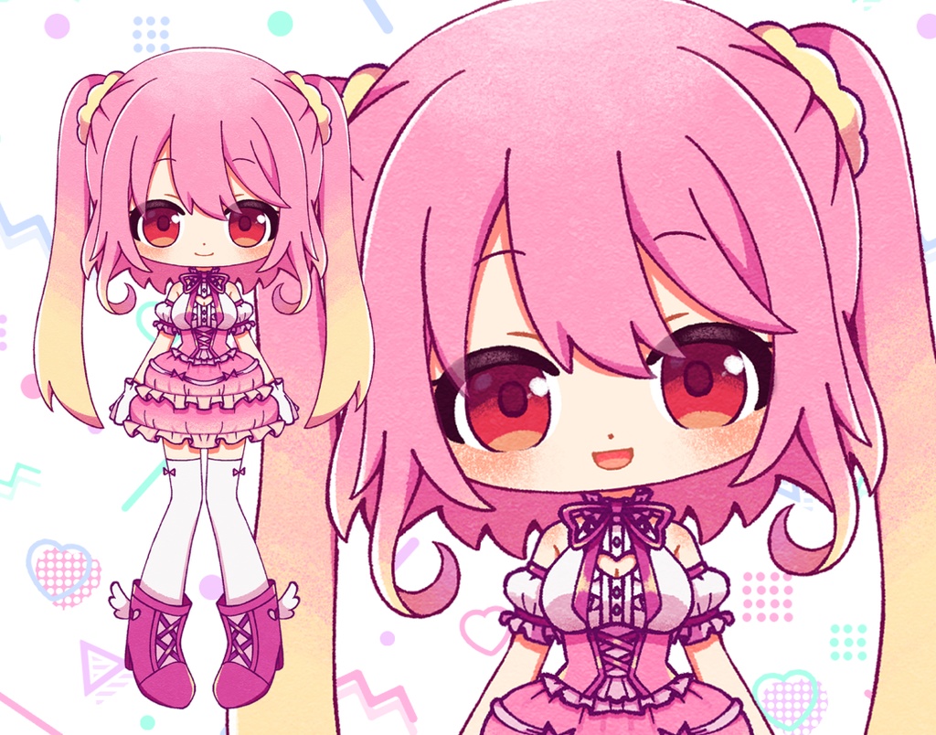 【汎用モデル】魔法少女ちゃん【VTS対応】