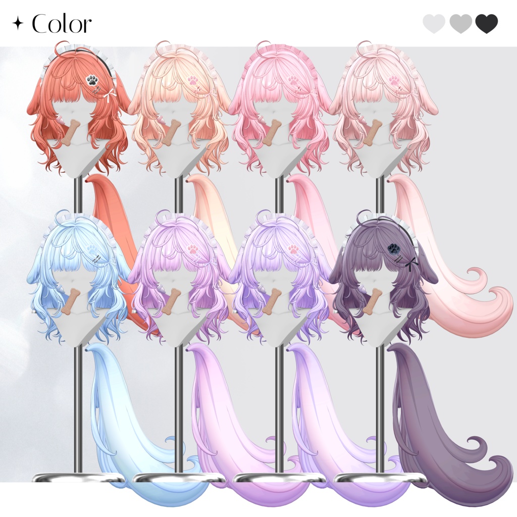 【✦ Release_Sale_中 ✦】 ♡⑅ Woofy Hair ⑅♡