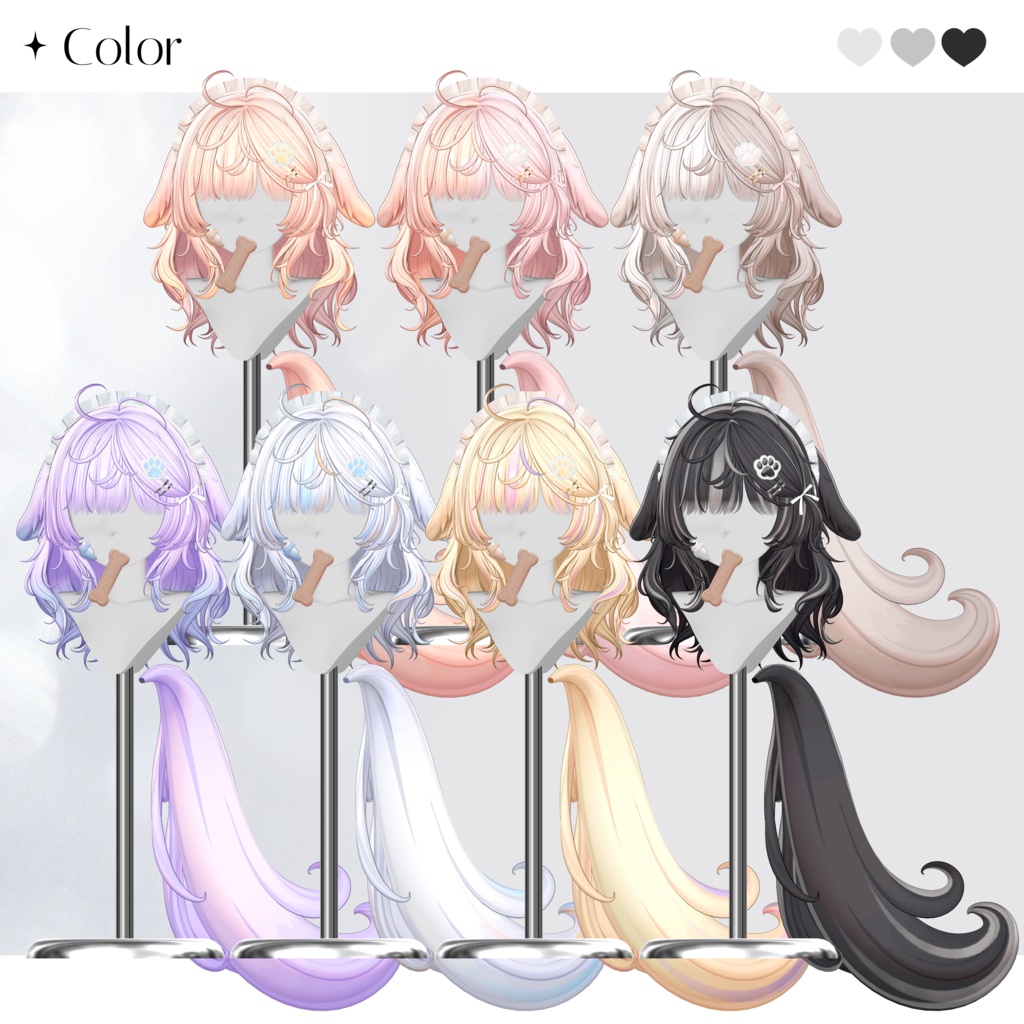 【✦ Release_Sale_中 ✦】 ♡⑅ Woofy Hair ⑅♡