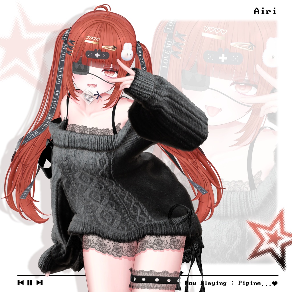 【✦ Release_Sale_中 ✦】 ♡⑅ Pipine Hair ⑅♡