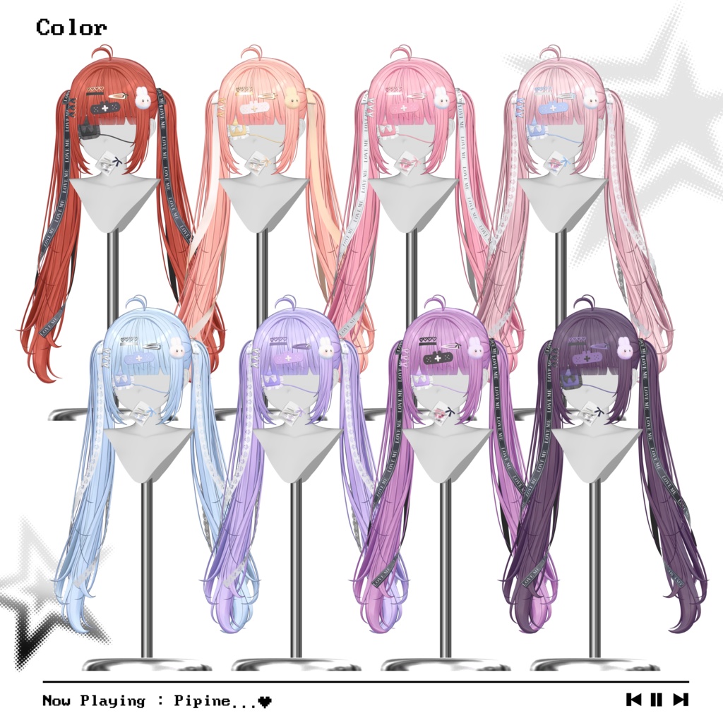 【✦ Release_Sale_中 ✦】 ♡⑅ Pipine Hair ⑅♡