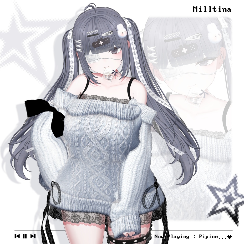 【✦ Release_Sale_中 ✦】 ♡⑅ Pipine Hair ⑅♡