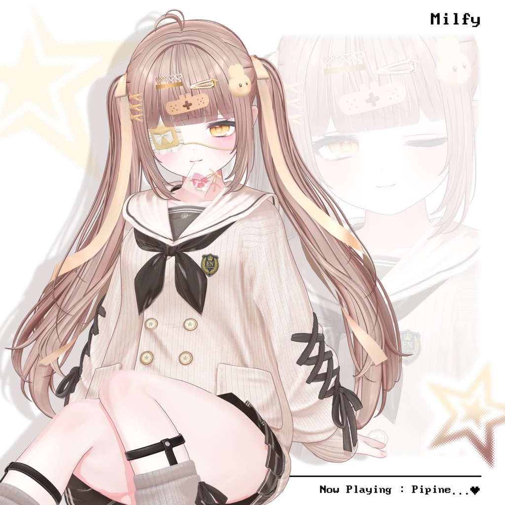 【✦ Release_Sale_中 ✦】 ♡⑅ Pipine Hair ⑅♡