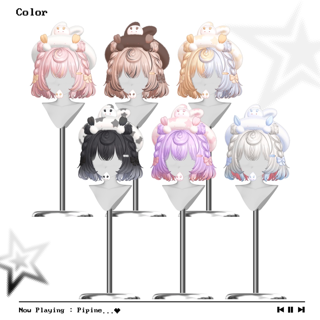 【✦ Release_Sale_中 ✦】 ♡⑅ Snoball Hair ⑅♡