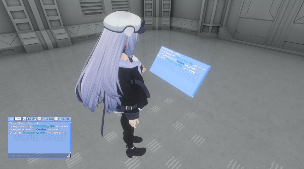 【VRChat / USharp / World Module】ワールドチャット/ World chat