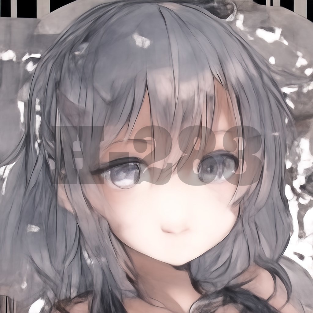 【商用利用可能】AIアニメガール『白』(下書き以外は透過済み5セット)